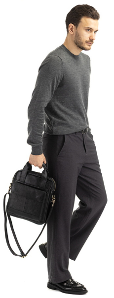 СУМКА МУЖСКАЯ НАТУРАЛЬНАЯ КОЖА CORVETTO