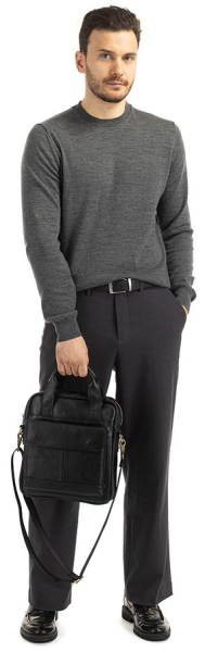 СУМКА МУЖСКАЯ НАТУРАЛЬНАЯ КОЖА CORVETTO