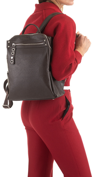 ЖЕНСКИЙ РЮКЗАК НАТУРАЛЬНАЯ КОЖА KIKI LOK КОРЕЯ