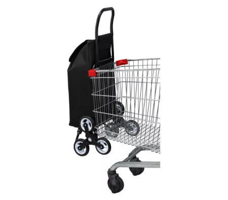 СУМКА ТЕЛЕЖКА НА КОЛЕСАХ ХОЗЯЙСТВЕННАЯ 40 ЛИТРОВ СИНЯЯ ТРИ КОЛЕСА