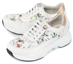 Белый/Желтый