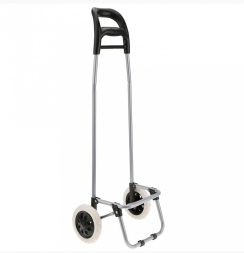 СУМКА ТЕЛЕЖКА НА КОЛЕСАХ ХОЗЯЙСТВЕННАЯ 33 ЛИТРА БРЕНД СЕРЫЙ