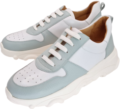 Белый/Голубой