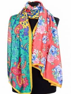 ПАЛАНТИН 90*180 см ШЕЛК/ВИСКОЗА