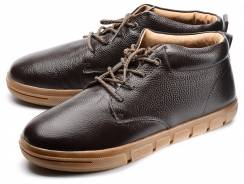 МУЖСКИЕ БОТИНКИ CAMEL НАТУРАЛЬНАЯ КОЖА КОРИЧНЕВЫЙ