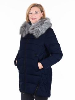 ПОЛУПАЛЬТО ХОЛОФАЙБЕР/ ЧЕРНОБУРКА