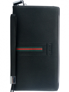  КОШЕЛЕК-БАРСЕТКА НАТУРАЛЬНАЯ КОЖА VEREVA ТАЙВАНЬ 