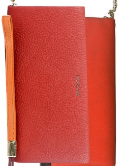 ЖЕНСКИЙ КОШЕЛЕК С РЕМЕШКОМ ДЛЯ РУКИ НАТУРАЛЬНАЯ КОЖА VEREVA ТАЙВАНЬ