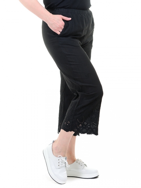 БРЮКИ С РИШЕЛЬЕ 100% ХЛОПОК КОРЕЯ