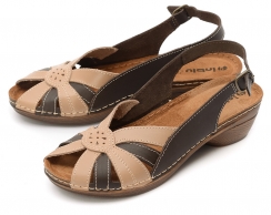 ЖЕНСКИЕ БОСОНОЖКИ НАТУРАЛЬНАЯ КОЖА INBLU