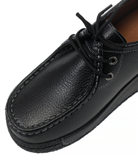 ЖЕНСКИЕ МОКАСИНЫ НА ТАНКЕТКЕ НАТУРАЛЬНАЯ КОЖА BINIFOOT/BNF ТАЙВАНЬ