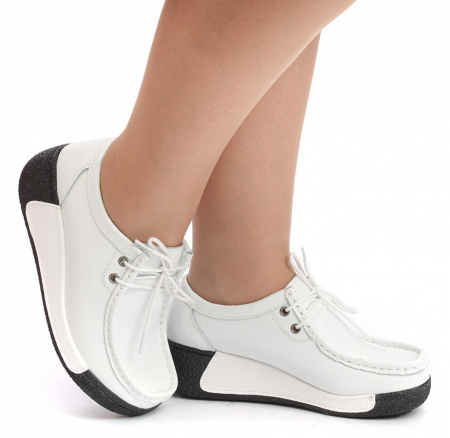 ЖЕНСКИЕ МОКАСИНЫ НА ТАНКЕТКЕ НАТУРАЛЬНАЯ КОЖА BINIFOOT/BNF ТАЙВАНЬ