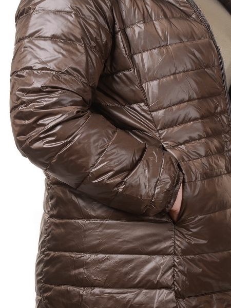 УЛЬТРАЛЁГКАЯ ПУХОВАЯ КУРТКА ДЛИННАЯ L(42)-7XL(58)