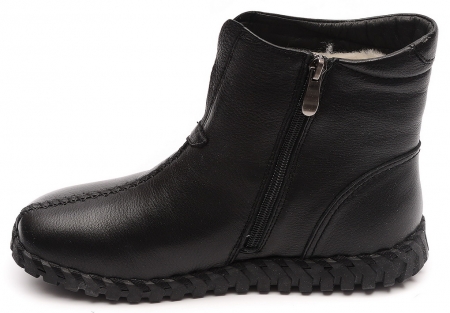 ЖЕНСКИЕ БОТИНКИ НАТУРАЛЬНАЯ КОЖА НАТУРАЛЬНЫЙ МЕХ GUGU ГЕРМАНИЯ