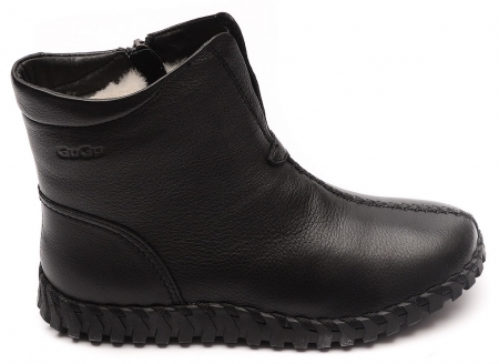 ЖЕНСКИЕ БОТИНКИ НАТУРАЛЬНАЯ КОЖА НАТУРАЛЬНЫЙ МЕХ GUGU ГЕРМАНИЯ