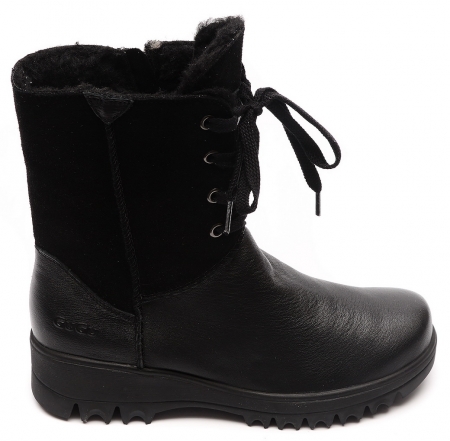 ЖЕНСКИЕ САПОГИ НАТУРАЛЬНАЯ КОЖА+ЗАМША/ШЕРСТЬ GUGU ГЕРМАНИЯ