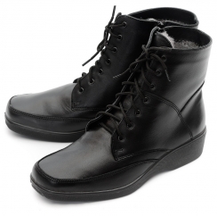 ЖЕНСКИЕ БОТИНКИ НАТУРАЛЬНАЯ КОЖА НАТУРАЛЬНЫЙ МЕХ ОТИКО БЕЛАРУСЬ