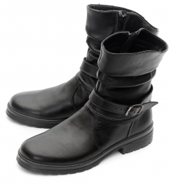 ЖЕНСКИЕ САПОГИ НАТУРАЛЬНАЯ КОЖА ПОЛУШЕРСТЬ ОТИКО БЕЛАРУСЬ