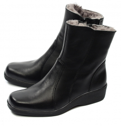 ЖЕНСКИЕ П/САПОГИ НАТУРАЛЬНАЯ КОЖА/ НАТУРАЛЬНЫЙ МЕХ ОТИКО БЕЛАРУСЬ