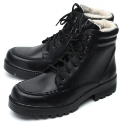 МУЖСКИЕ БОТИНКИ-БЕРЦЫ НАТУРАЛЬНАЯ КОЖА / ШЕРСТЬ ОТИКО БЕЛАРУСЬ