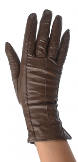 ЖЕНСКИЕ ПЕРЧАТКИ КОЖА ЯГНЕНКА / ШЕРСТЬ ROMIKA РУМЫНИЯ