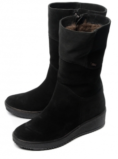 ЖЕНСКИЕ САПОГИ НАТУРАЛЬНАЯ ЗАМША /ШЕРСТЬ ЭГО БЕЛАРУСЬ