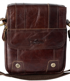 СУМКА МУЖСКАЯ  НАТУРАЛЬНАЯ КОЖА RUFF RYDER АВСТРИЯ