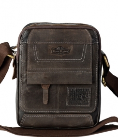 МУЖСКАЯ СУМКА   НАТУРАЛЬНАЯ КОЖА RUFF RYDER АВСТРИЯ