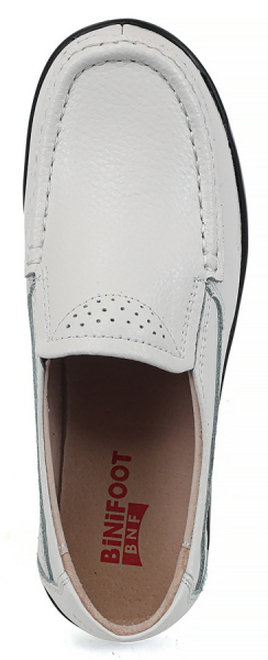ЖЕНСКИЕ МОКАСИНЫ НА ТАНКЕТКЕ НАТУРАЛЬНАЯ КОЖА BINIFOOT/BNF ТАЙВАНЬ