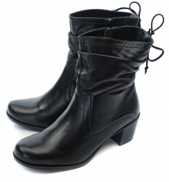 ЖЕНСКИЕ САПОГИ НАТУРАЛЬНАЯ КОЖА  НАТУРАЛЬНЫЙ МЕХ РУССКИЙ КОМФОРТ РОССИЯ