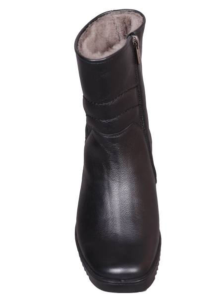 ЖЕНСКИЕ БОТИНКИ НАТУРАЛЬНАЯ КОЖА / НАТУРАЛЬНЫЙ МЕХ МАРКО БЕЛАРУСЬ