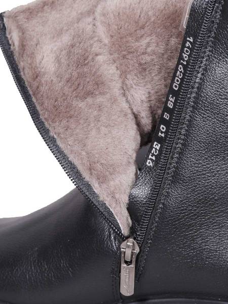 ЖЕНСКИЕ БОТИНКИ НАТУРАЛЬНАЯ КОЖА / НАТУРАЛЬНЫЙ МЕХ МАРКО БЕЛАРУСЬ