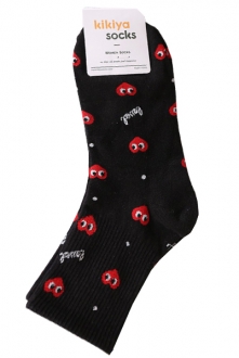 ЧерныйЦвет: с красными сердечками