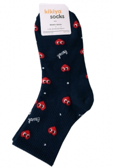 СинийЦвет: с красными сердечками