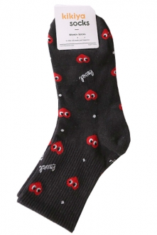 СерыйЦвет: тёмно-серый с красными сердечками