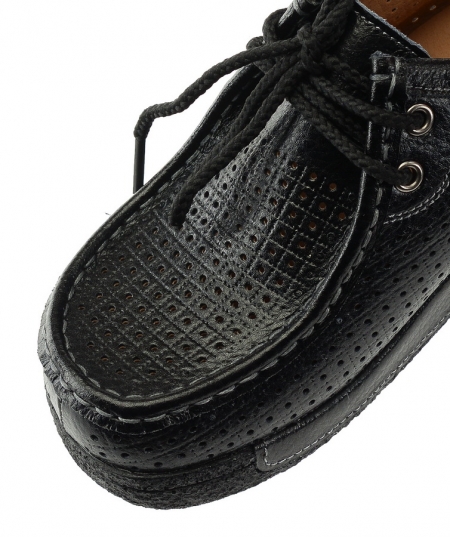 ЖЕНСКИЕ МОКАСИНЫ НА ТАНКЕТКЕ НАТУРАЛЬНАЯ КОЖА BINIFOOT/BNF ТАЙВАНЬ