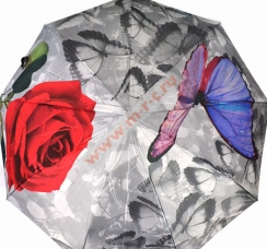 ЗОНТ АВТОМАТ ЦВЕТЫ РОЗА MNS PRC FOR TM