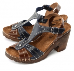 ЖЕНСКИЕ БОСОНОЖКИ НАТУРАЛЬНАЯ КОЖА INBLU