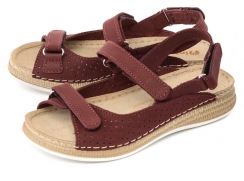 ЖЕНСКИЕ БОСОНОЖКИ НАТУРАЛЬНАЯ КОЖА INBLU