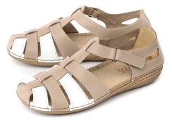 ЖЕНСКИЕ БОСОНОЖКИ НАТУРАЛЬНАЯ КОЖА INBLU