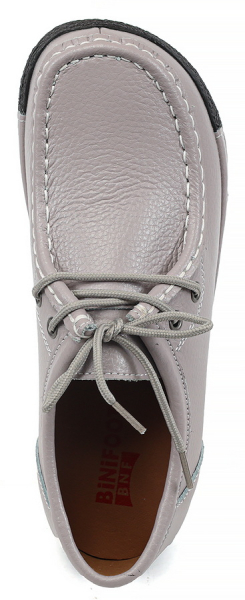 ЖЕНСКИЕ МОКАСИНЫ НА ТАНКЕТКЕ НАТУРАЛЬНАЯ КОЖА BINIFOOT/BNF ТАЙВАНЬ