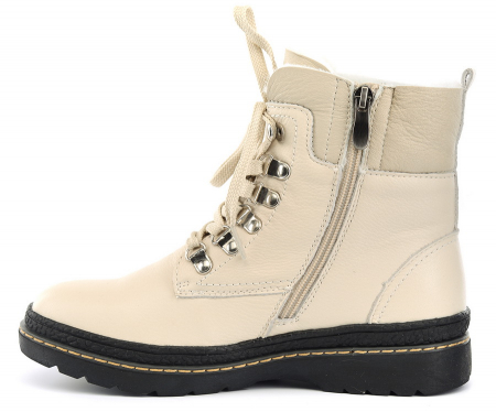 ЖЕНСКИЕ БОТИНКИ НАТУРАЛЬНАЯ КОЖА+ДУБЛЕНКА/ НАТУРАЛЬНЫЙ МЕХ GUGU ГЕРМАНИЯ