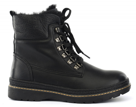 ЖЕНСКИЕ БОТИНКИ НАТУРАЛЬНАЯ КОЖА+ДУБЛЕНКА/ НАТУРАЛЬНЫЙ МЕХ GUGU ГЕРМАНИЯ