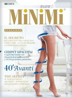 КОЛГОТКИ AVANTI 40 MINIMI 40 den УТЯЖКА ПО НОГЕ DAINO (ЦВЕТ ЗАГАРА) ИТАЛИЯ