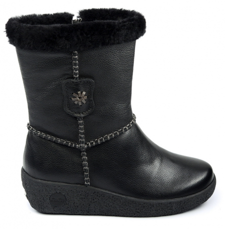 ЖЕНСКИЕ САПОГИ НАТУРАЛЬНАЯ КОЖА НАТУРАЛЬНЫЙ МЕХ GUGU ГЕРМАНИЯ