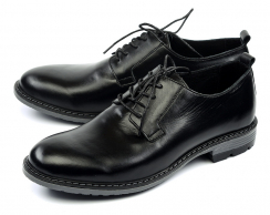 МУЖСКИЕ ПОЛУБОТИНКИ  НАТУРАЛЬНАЯ КОЖА CORVETTO