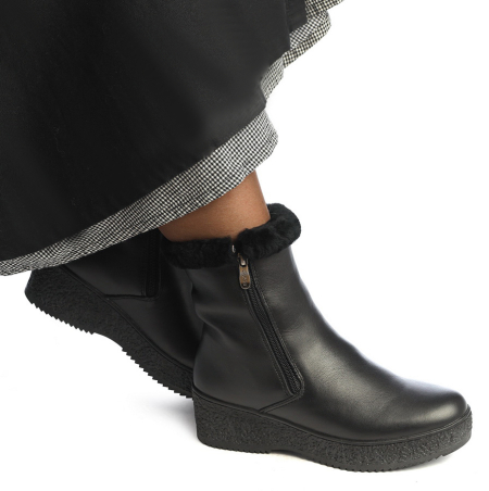 ЖЕНСКИЕ САПОГИ НАТУРАЛЬНАЯ КОЖА НАТУРАЛЬНЫЙ МЕХ GUGU ГЕРМАНИЯ