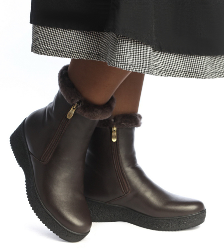 ЖЕНСКИЕ САПОГИ НАТУРАЛЬНАЯ КОЖА НАТУРАЛЬНЫЙ МЕХ GUGU ГЕРМАНИЯ