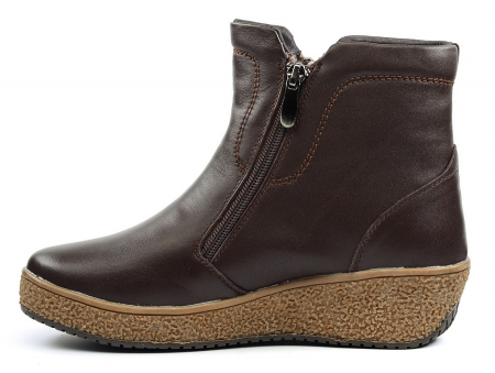 ЖЕНСКИЕ БОТИНКИ НАТУРАЛЬНАЯ КОЖА НАТУРАЛЬНЫЙ МЕХ GUGU ГЕРМАНИЯ