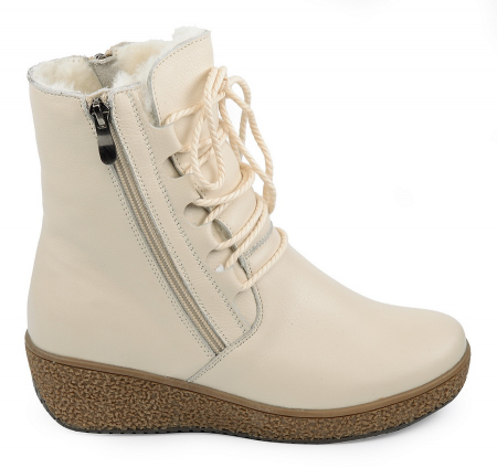 ЖЕНСКИЕ БОТИНКИ НАТУРАЛЬНАЯ КОЖА НАТУРАЛЬНЫЙ МЕХ GUGU ГЕРМАНИЯ